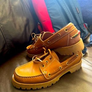 Gucci Pacific Leather Deck Shoes